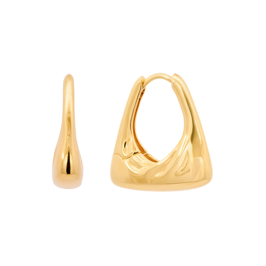 Gold Tetra Earrings