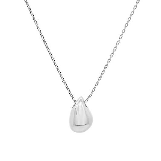 Silver Dewdrop Necklace
