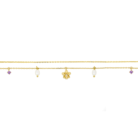 Gold Cataleya Bracelet