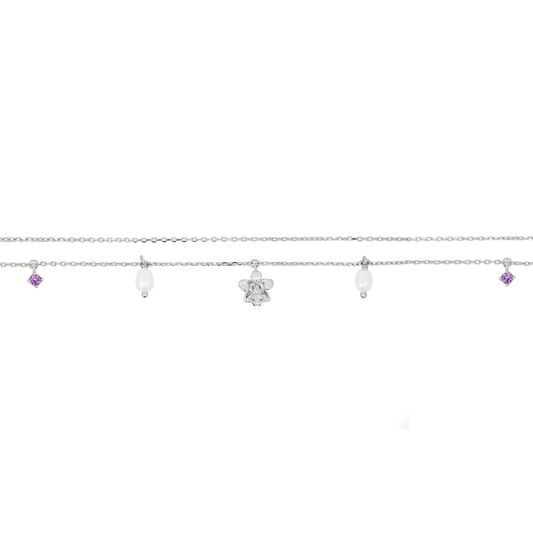 Silver Cataleya Bracelet