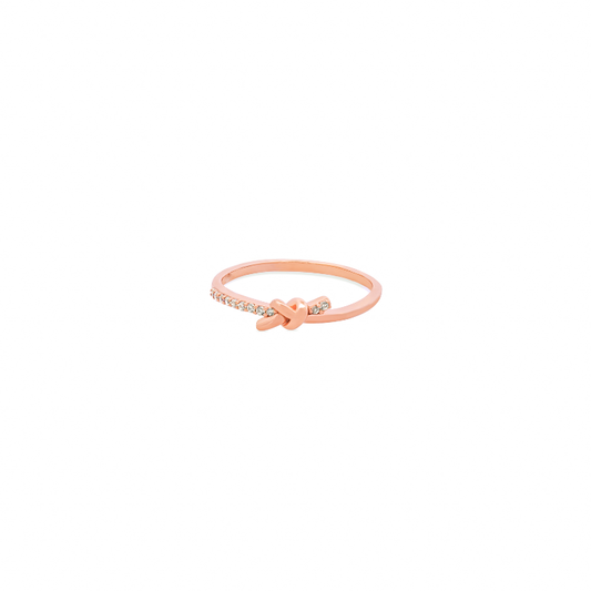 Rose Gold Clove Knot Ring