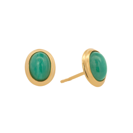 Gold Halo Studs