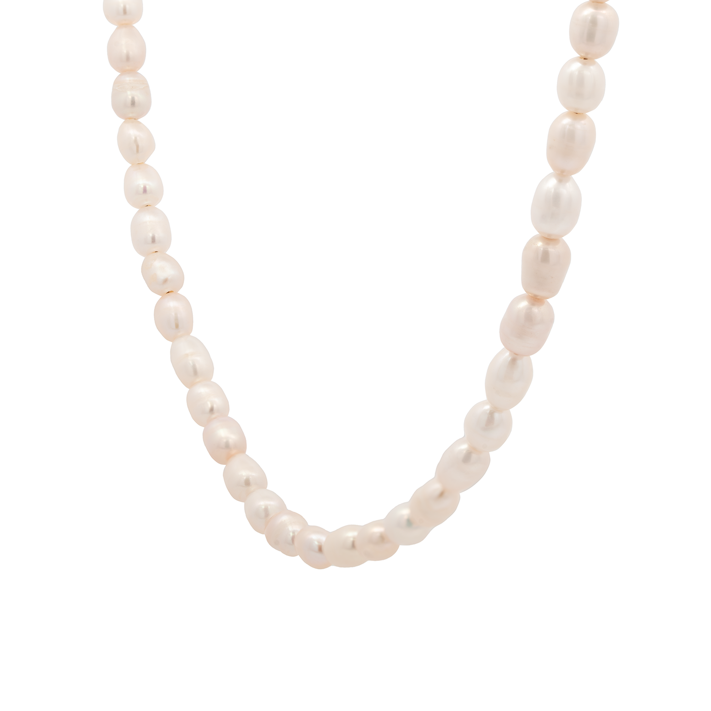 Gold Audrey Classic Pearl Necklace