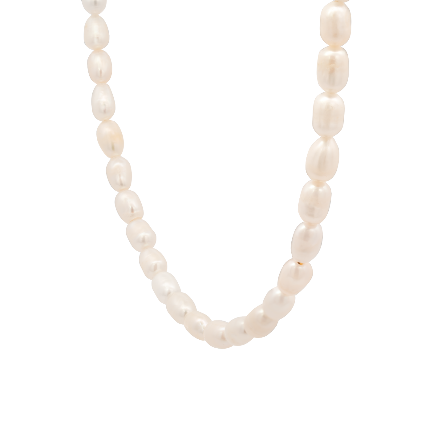 Gold Audrey Classic Pearl Necklace