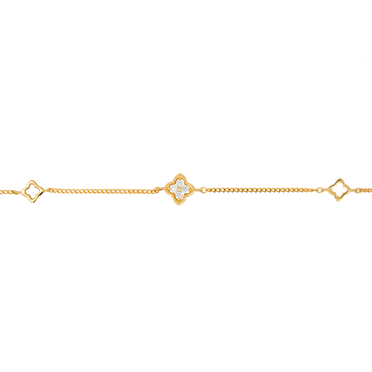 Gold Flourish Bracelet