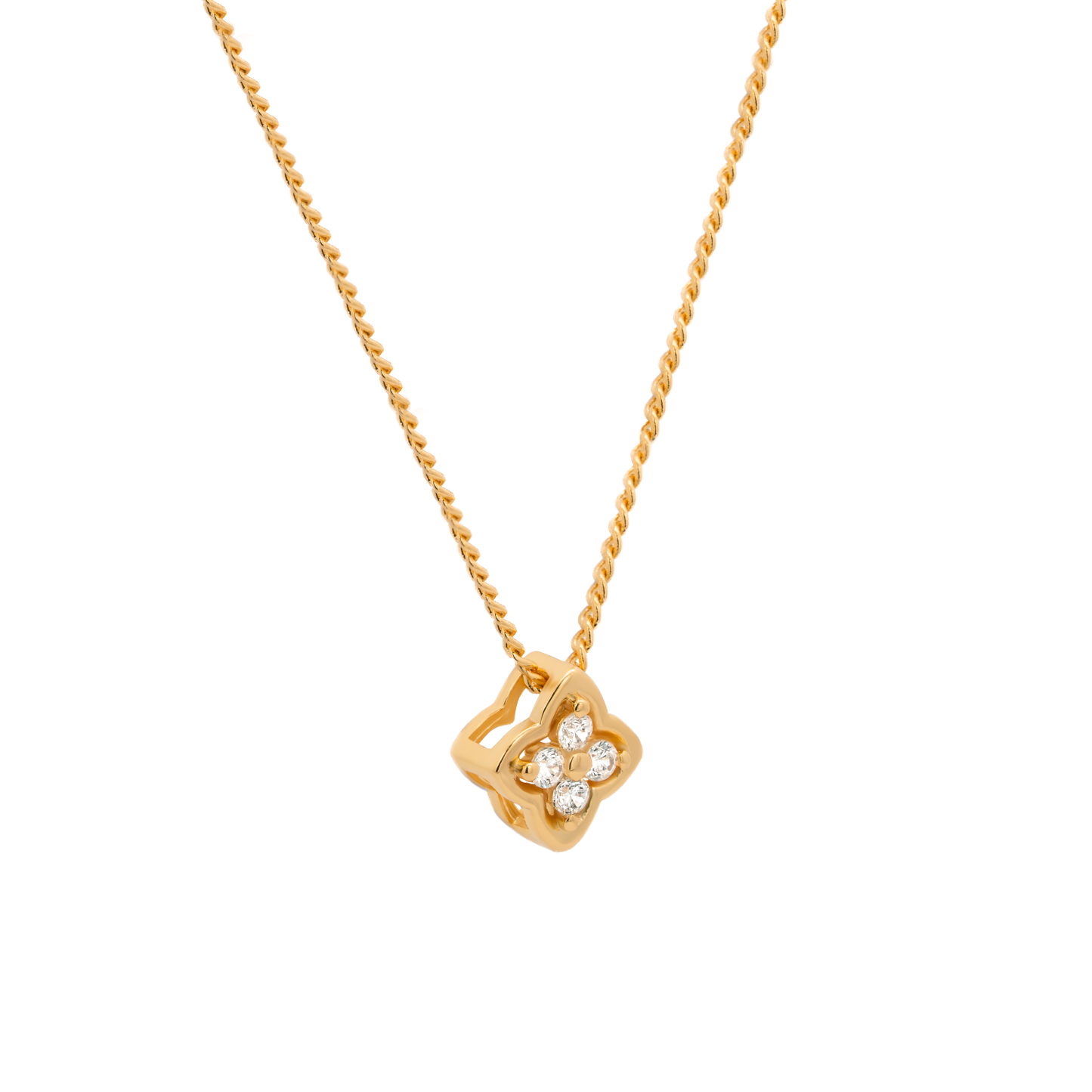 Gold Flourish Necklace