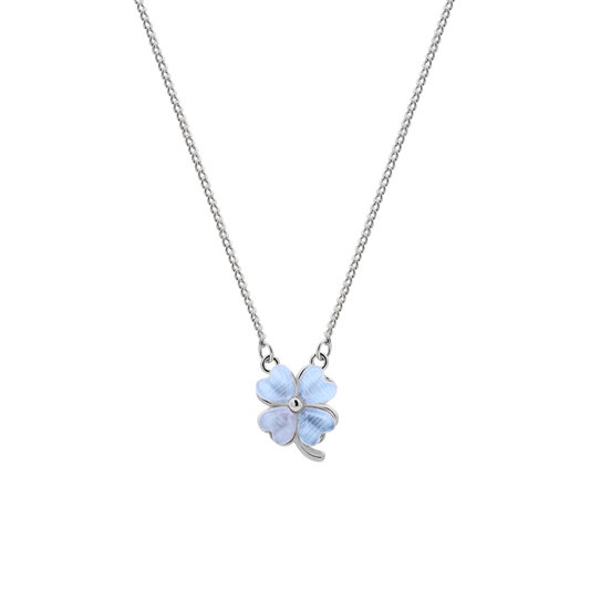 Silver Lucky Swivel Necklace