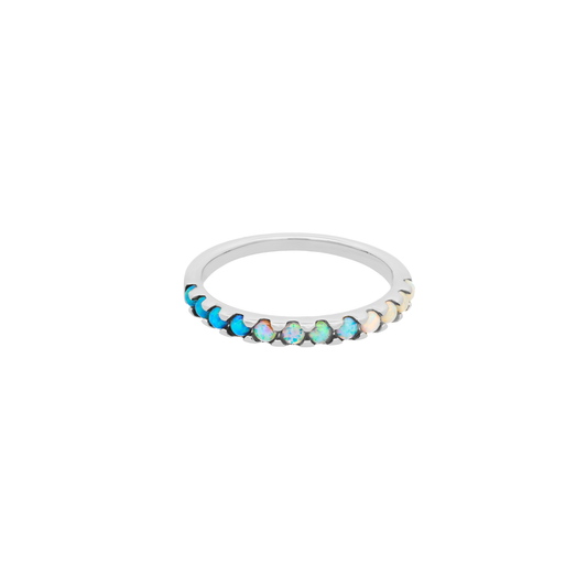 Silver Oceana Ring