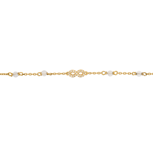 Gold Harmony Bracelet (Moonstone)