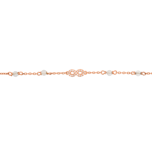 Rose Gold Harmony Bracelet (Moonstone)