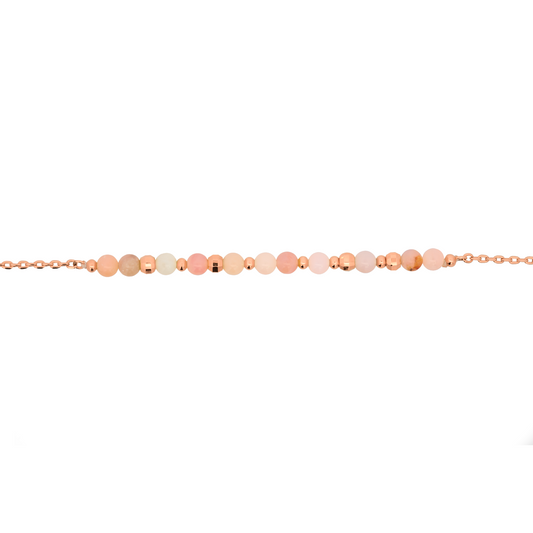 Rose Gold Pink Opal Secret Code Bracelet