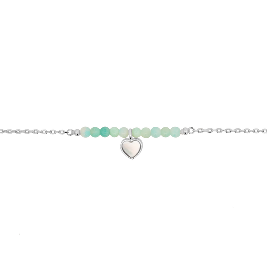 Silver Honesty Bracelet (Amazonite)