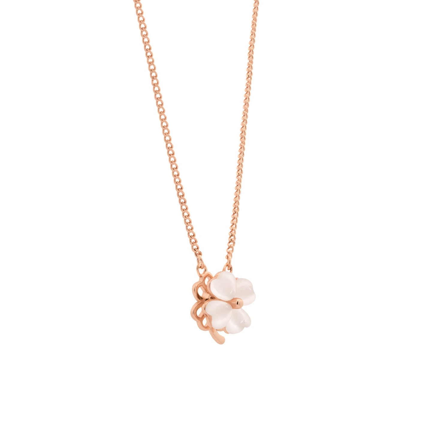 Rose Gold Lucky Swivel Necklace