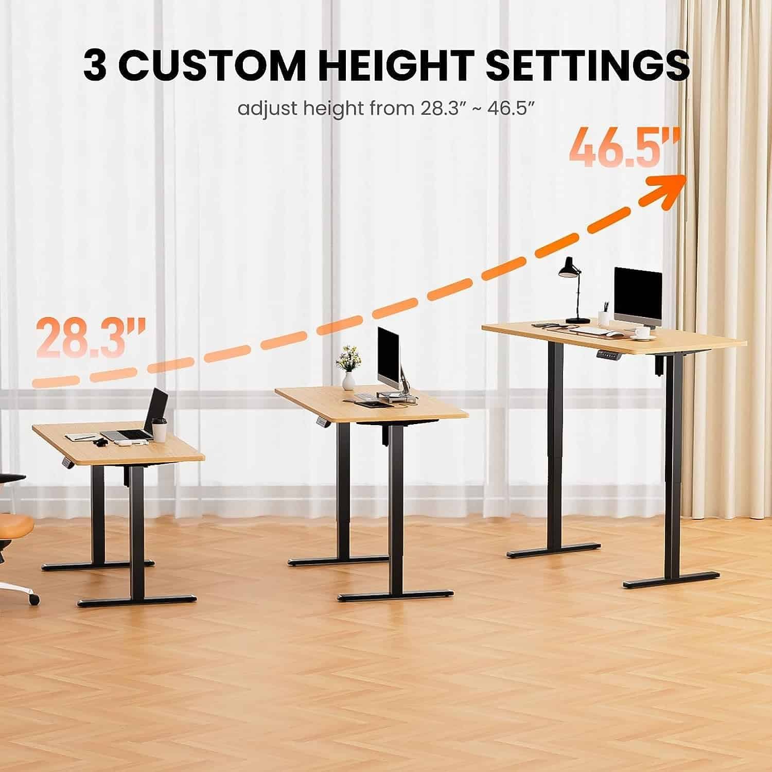 ErGear Electric Stand up Desk Frame Height Adjustable Table Legs Sit Stand Desk Frame Ergonomic Standing Desk Base Workstation Frame Only Review