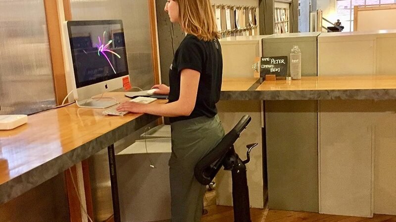 LeanRite Standing Desk Chair That Helps You Work Healthier